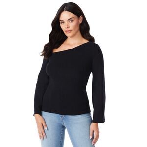 Sofia by Sofia Vergara Black Off Shoulder Pullover Sweater 4X